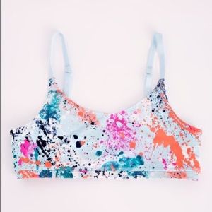 Ivivva everyday flow bra. Girls sz 8. Super cute!!